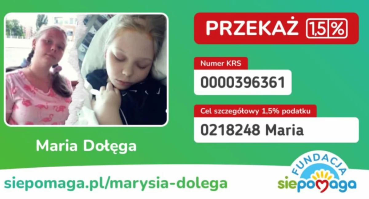 Maria prosi o pomoc. Ten jeden wpis w PIT czyni cuda!