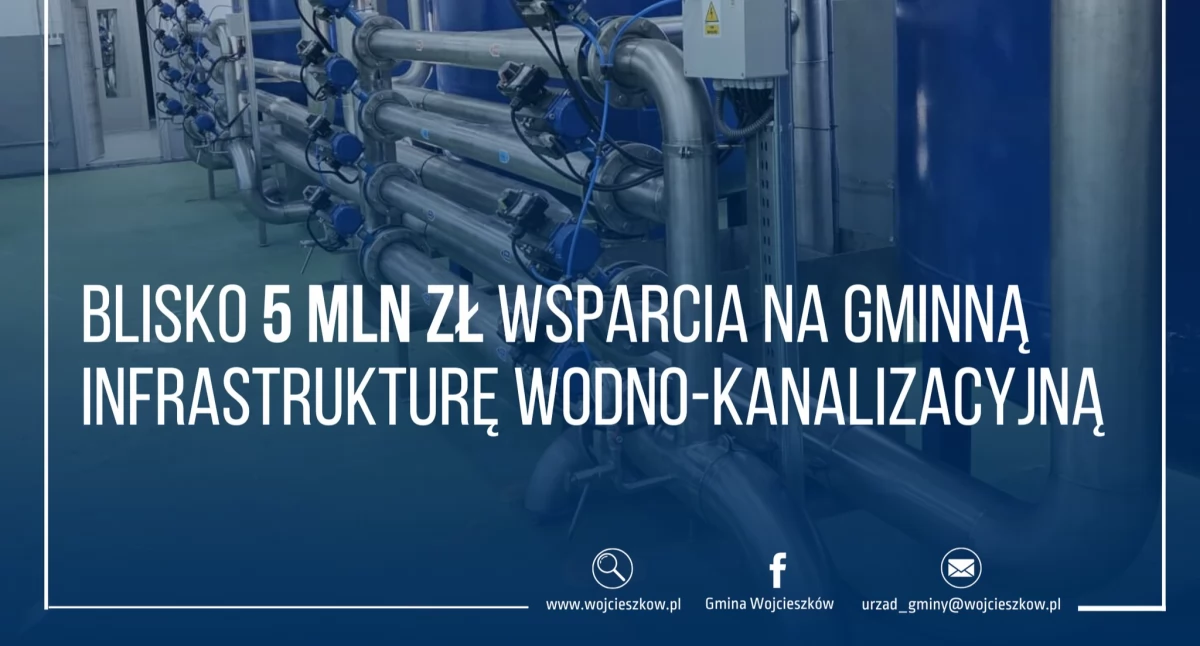 Gmina Wojcieszków: Inwestycja za 5 mln zł bez wkładu własnego.
