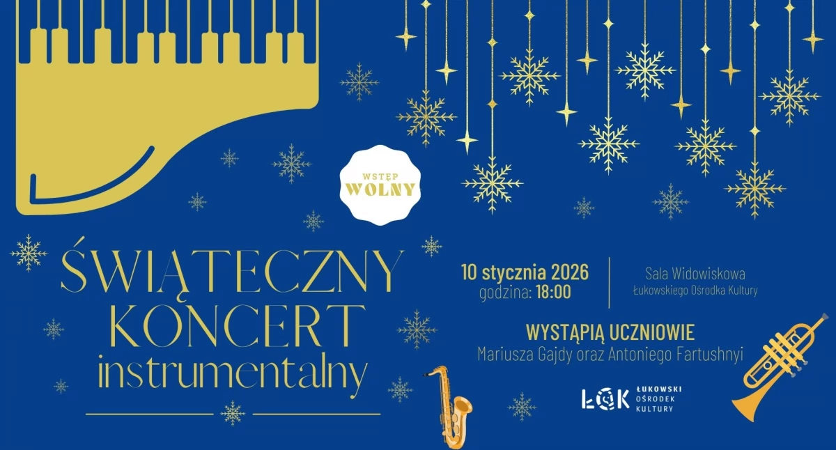 Łuków: Świąteczny popis młodych talentów w ŁOK. To trzeba usłyszeć!