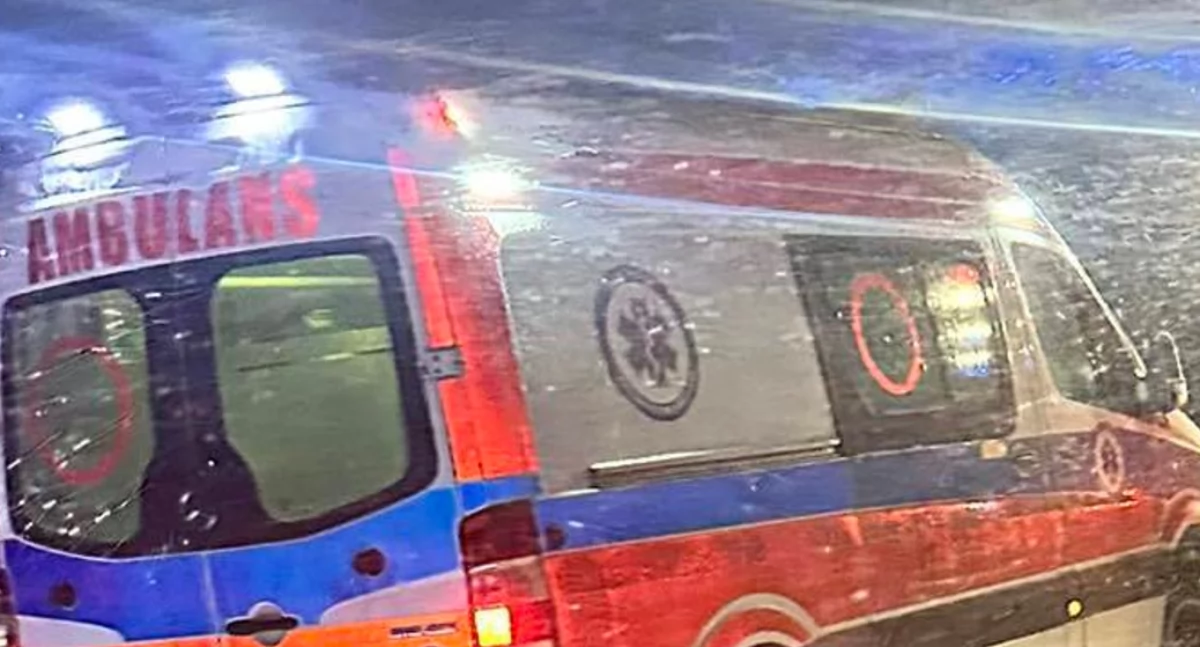 Nietypowa kolizja.. Karetka i sarna - zderzenie w Drożdżaku