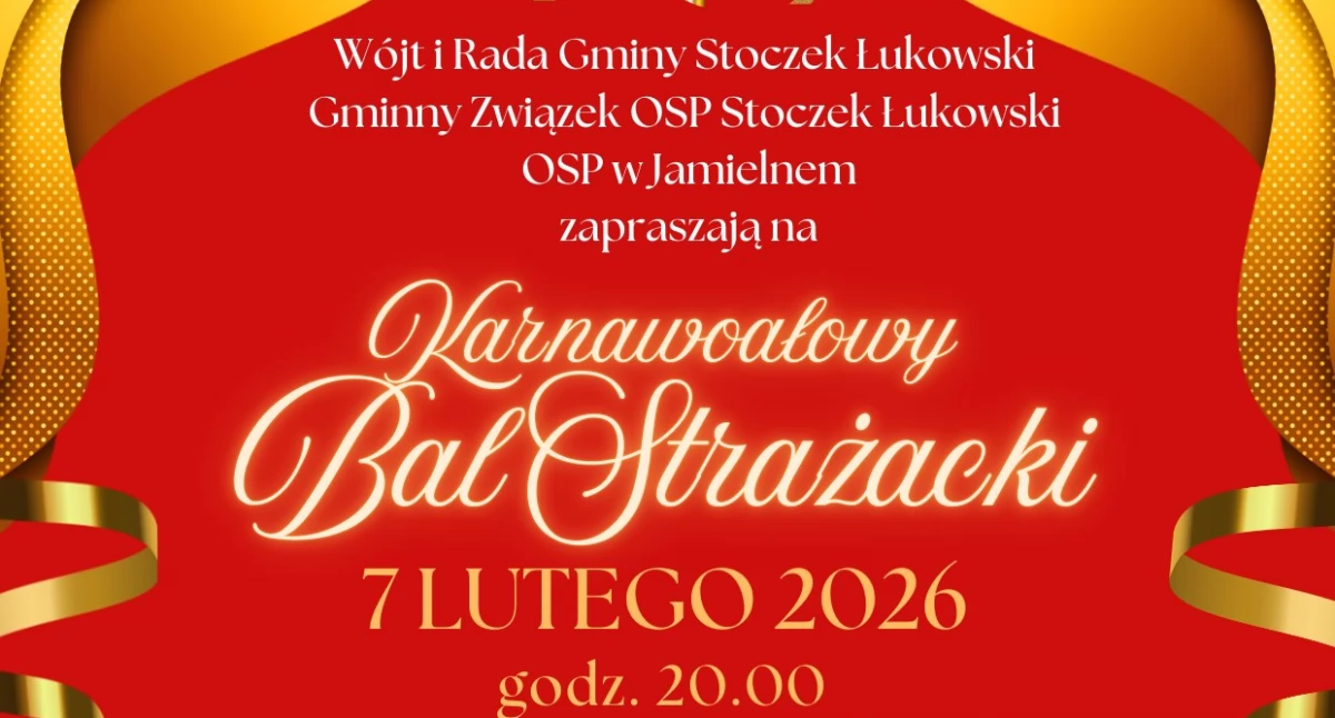 Pierwszy taki bal w historii gminy! Sprawdź, co planuje OSP Jamielne!