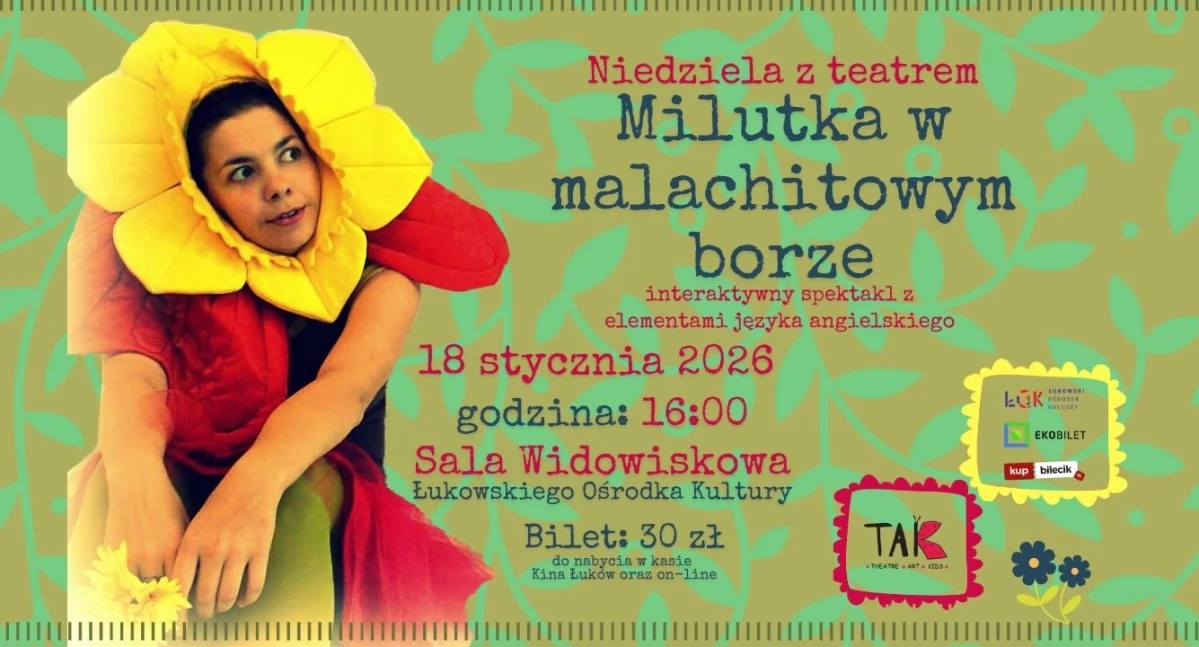   Niedziela z Teatrem w Łukowskim Ośrodku Kultury już 18 stycznia