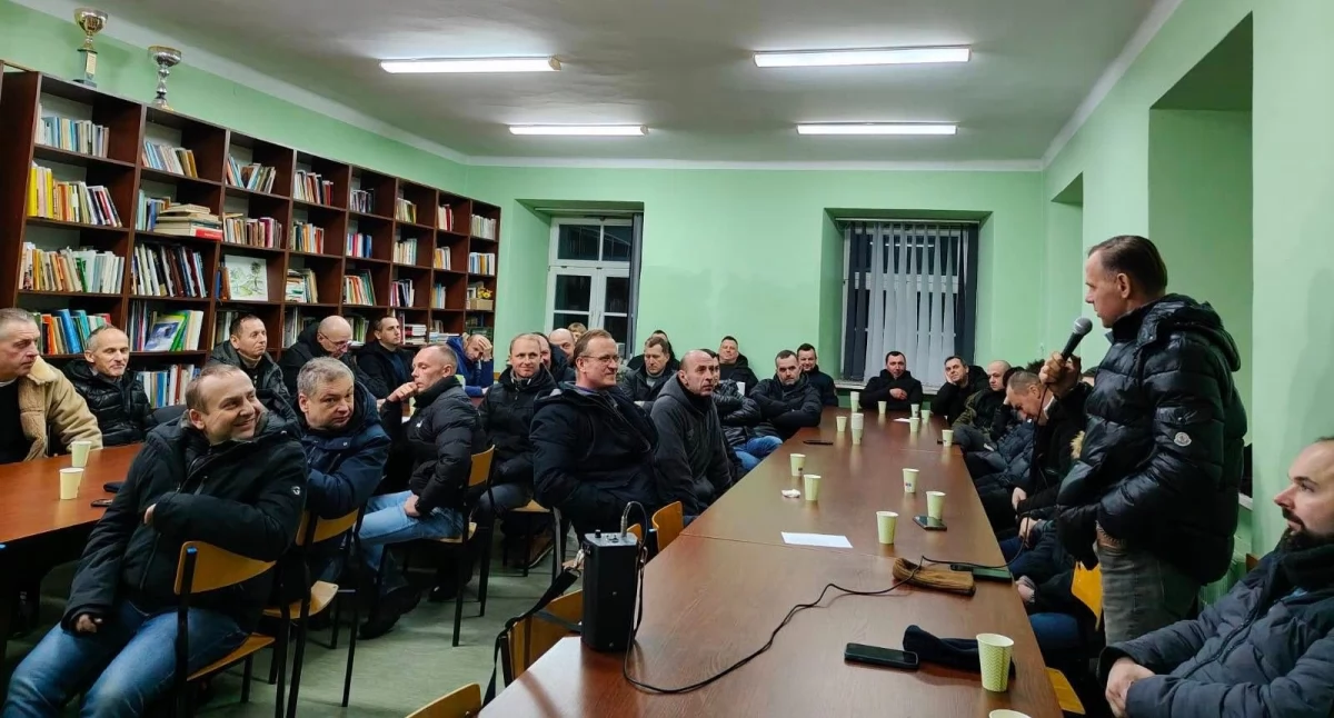 Mroźna niedziela ich nie zatrzymała! Zobacz, co planują łukowscy Wojownicy Maryi