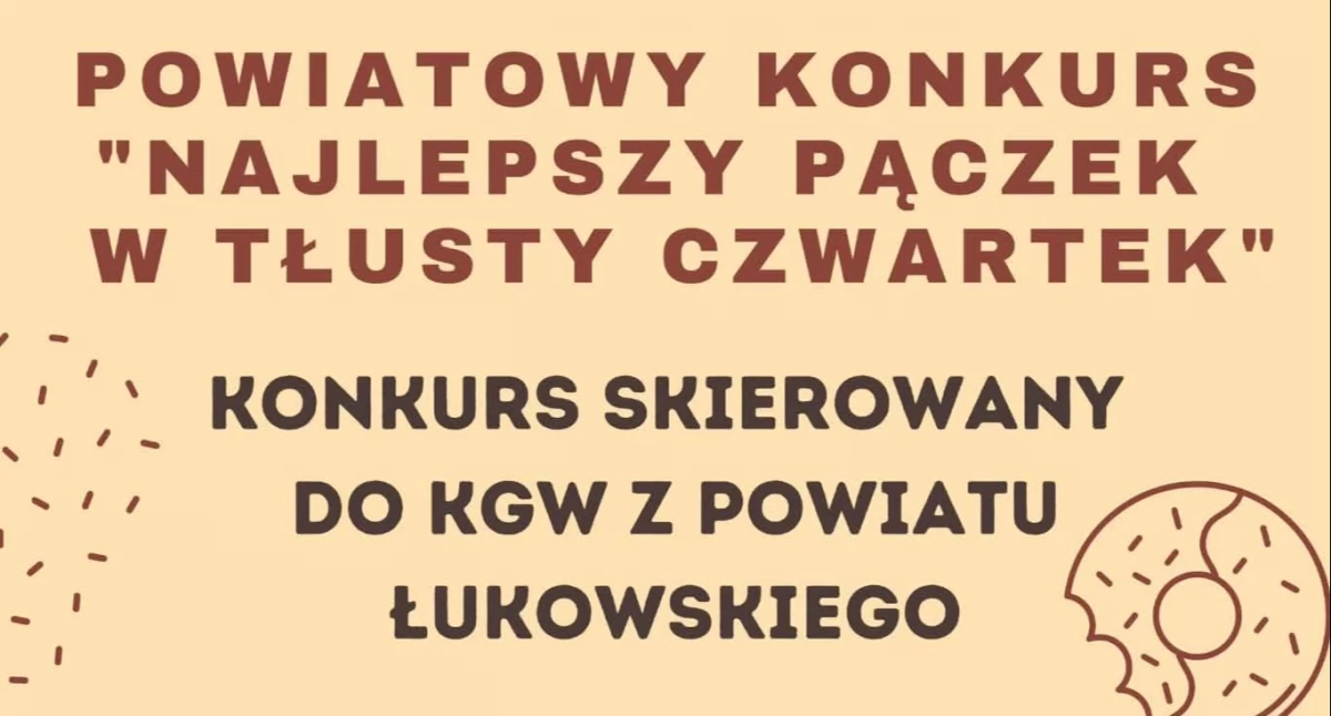 Które KGW z powiatu robi najlepsze pączki? Sprawdź nagrody i termin!