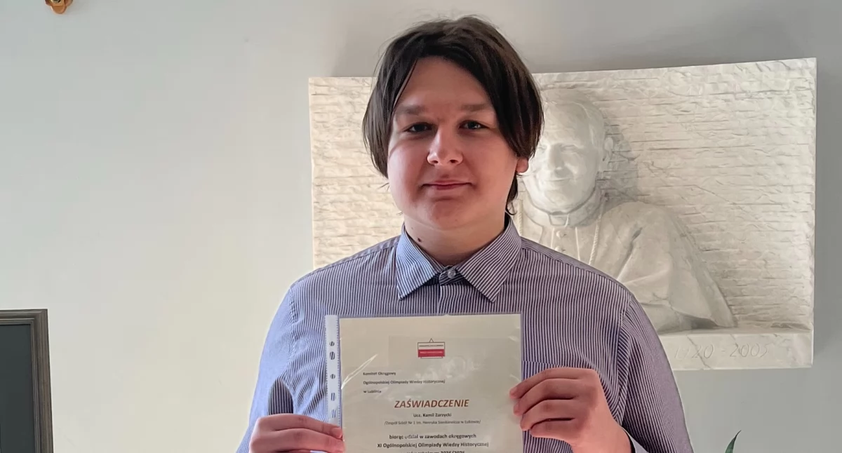 Ma już studia w kieszeni! Zobacz wielki sukces Kamila z Łukowa!