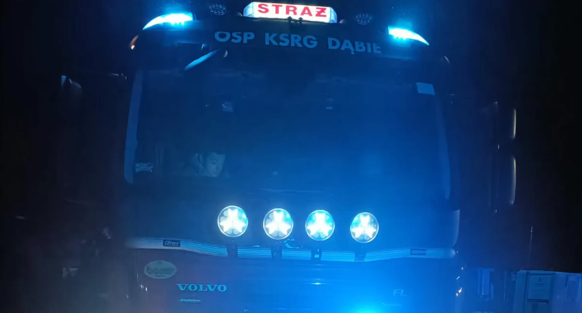 Gołaszyn: Nocny pożar warsztatu. Pięć zastępów w akcji gaśniczej