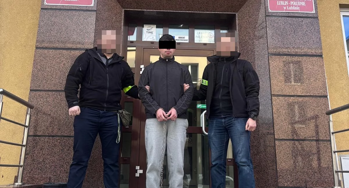 Napad z nożem na pizzerię w centrum: Policjanci z  szybko złapali 30-letniego recydywistę