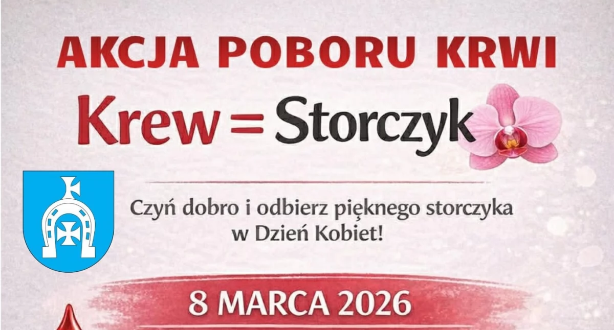 Podaruj komuś życie na Dzień Kobiet i odbierz piękny kwiat w Hucie Dąbrowie