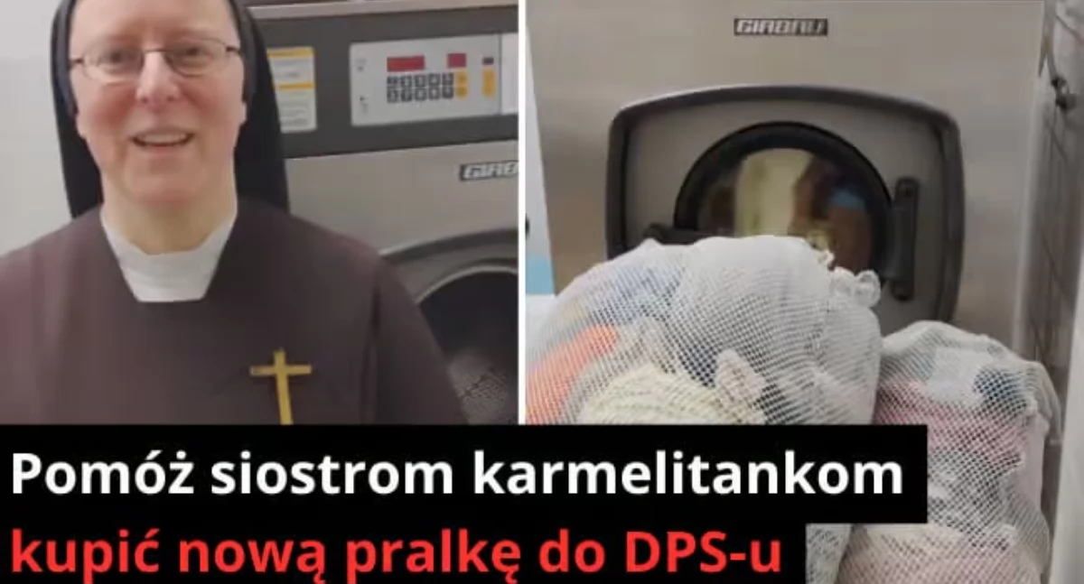Siostry karmelitanki z Woli Gułowskiej proszą o pomoc w zakupie nowej pralki i suszarki