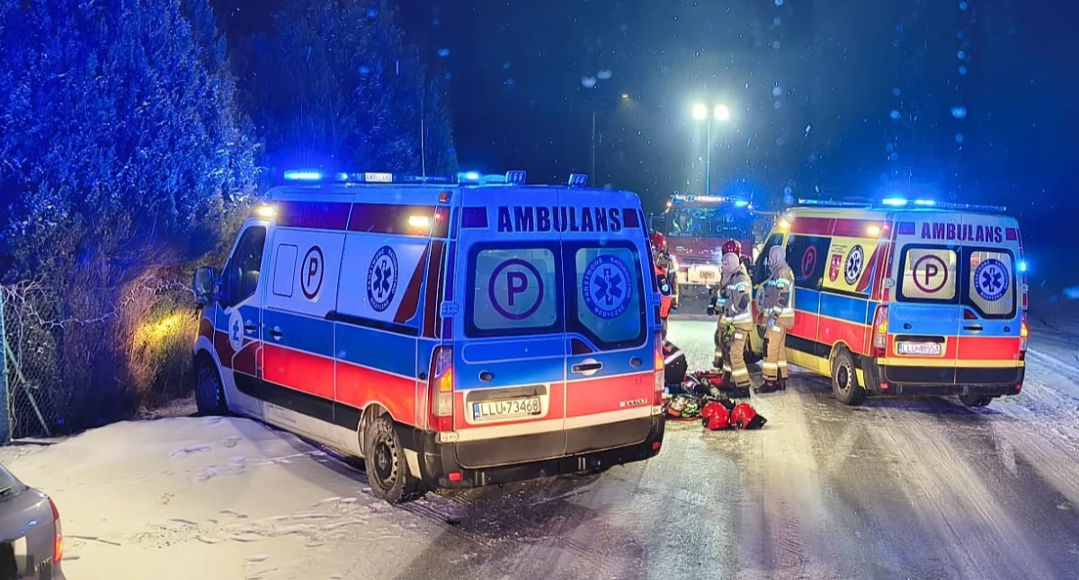 Tragiczny wypadek w Turzych Rogach: jedna osoba zginęła po uderzeniu auta w płot