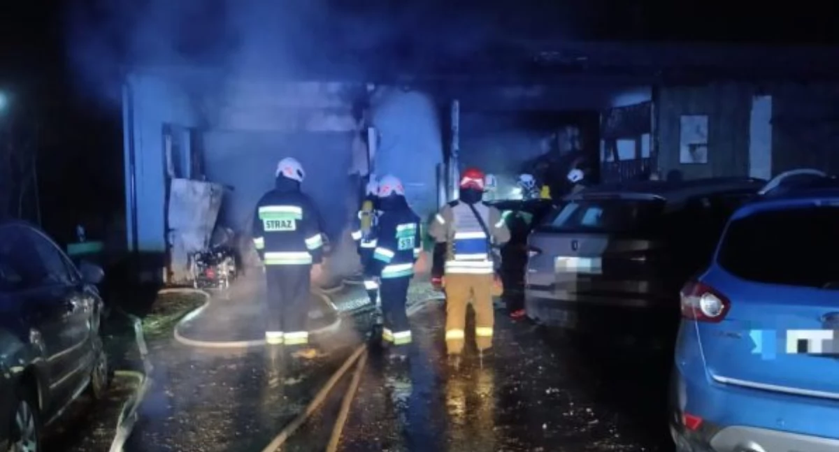 PIEKŁO W WARSZTACIE! STRAŻACY ODKRYLI ZWŁOKI WŚRÓD ZGLISZCZ!