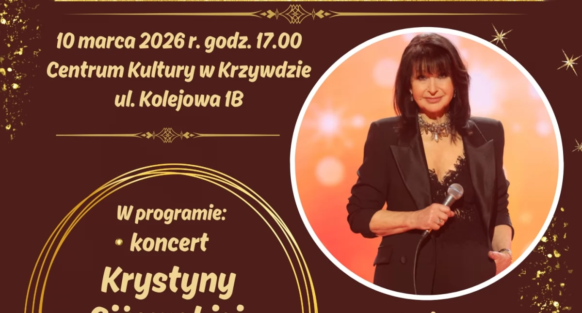 Krystyna Giżowska wystąpi w Krzywdzie na Gminnym Dniu Kobiet już 10 marca