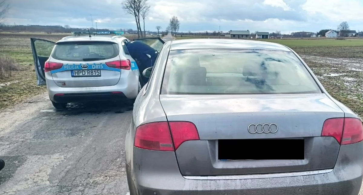 70-latek z  uciekał przed policją. Pijany kierowca w rękach mundurowych
