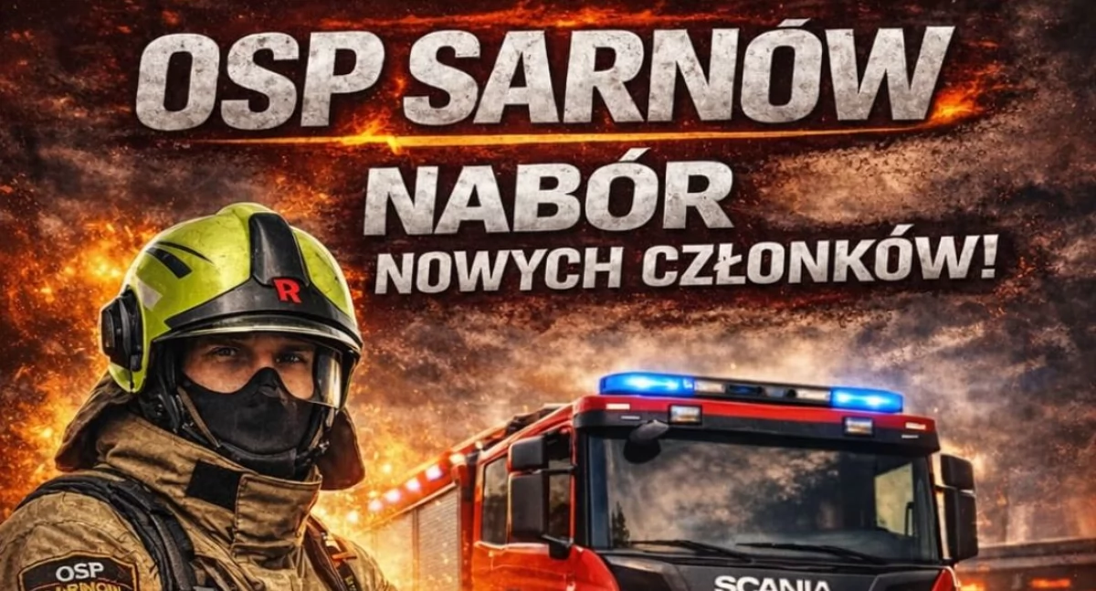 Chcesz ratować ludzi? Strażacy z Sarnowa szukają właśnie Ciebie!