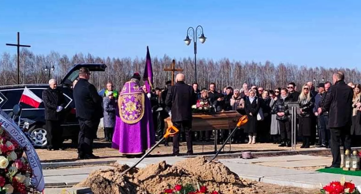 Pogrzeb Grzegorza Siejaka w Łukowie. Motocykliści oddali Mu hołd