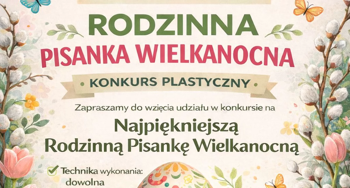 Konkurs wielkanocny w Trzebieszowie. GOK ogłasza nabór prac