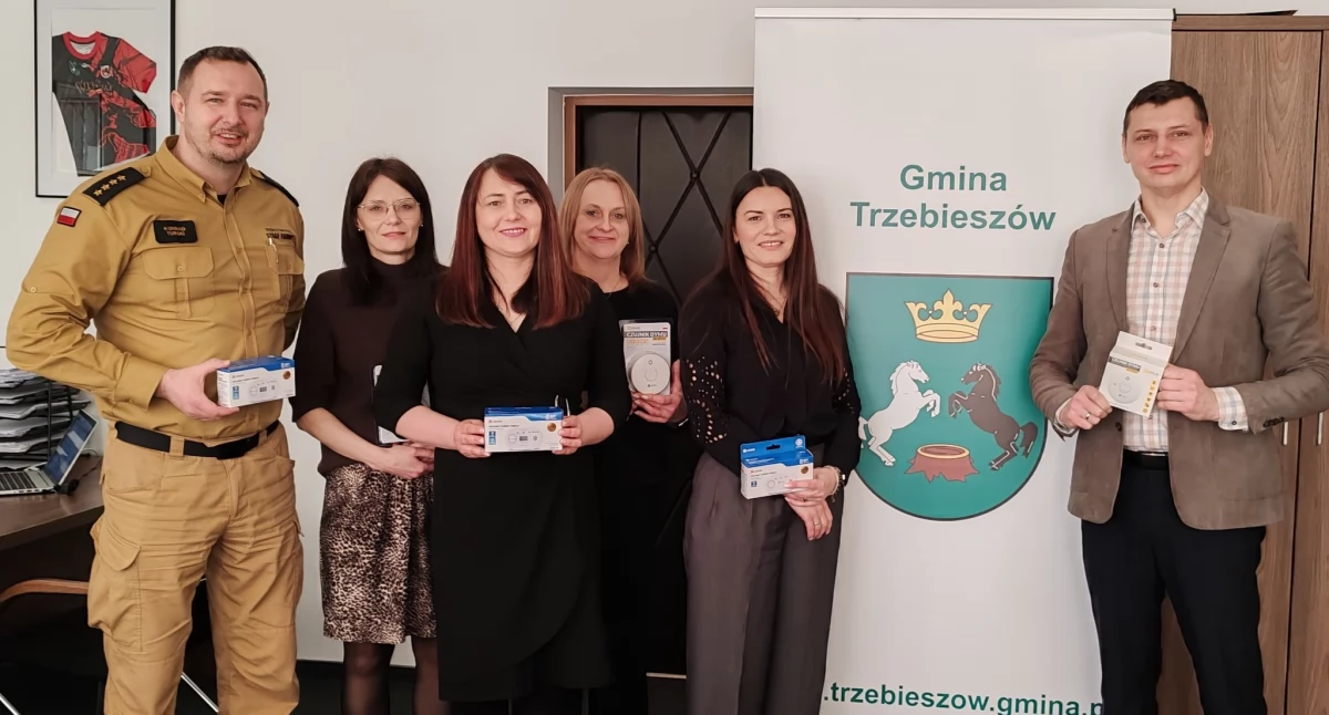 „Czujka ratuje życie!” – Gmina Trzebieszów dba o bezpieczeństwo mieszkańców
