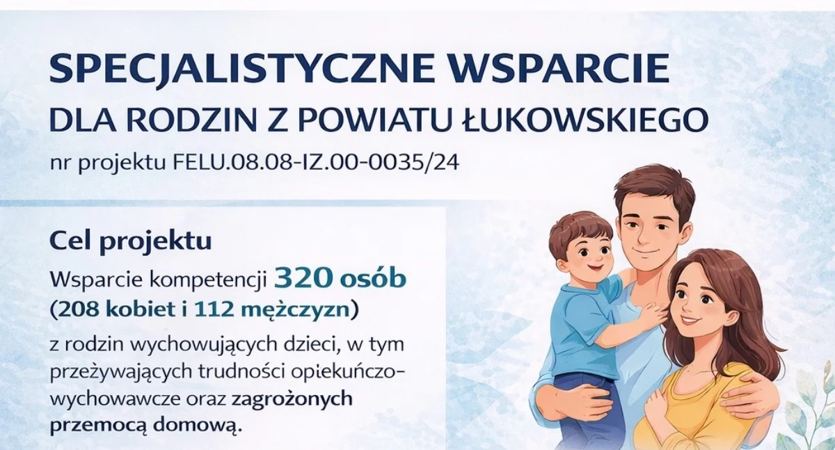 GOPS Adamów i partnerzy: 2 miliony na pomoc rodzinom. Warto skorzystać!