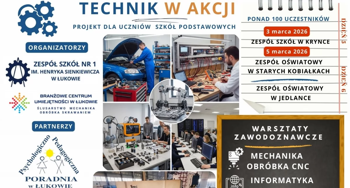 Łuków: Ponad 100 uczniów w BCU. Tak powstają kadry dla Protechniki!