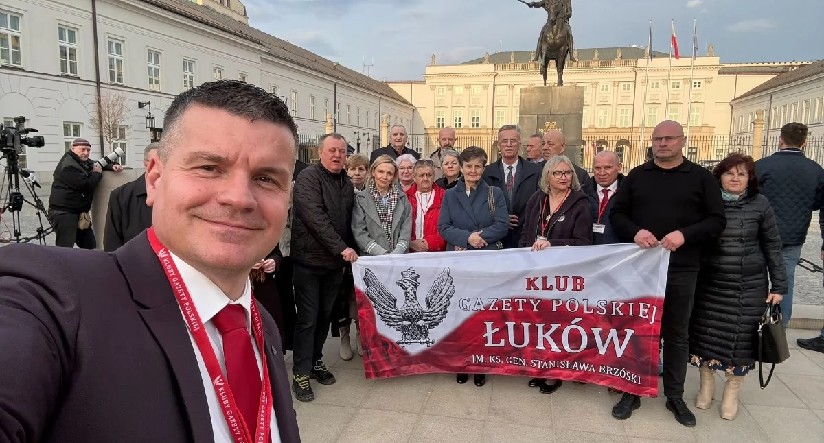 Łukowski Klub Gazety Polskiej z wizytą u Prezydenta RP w Warszawie
