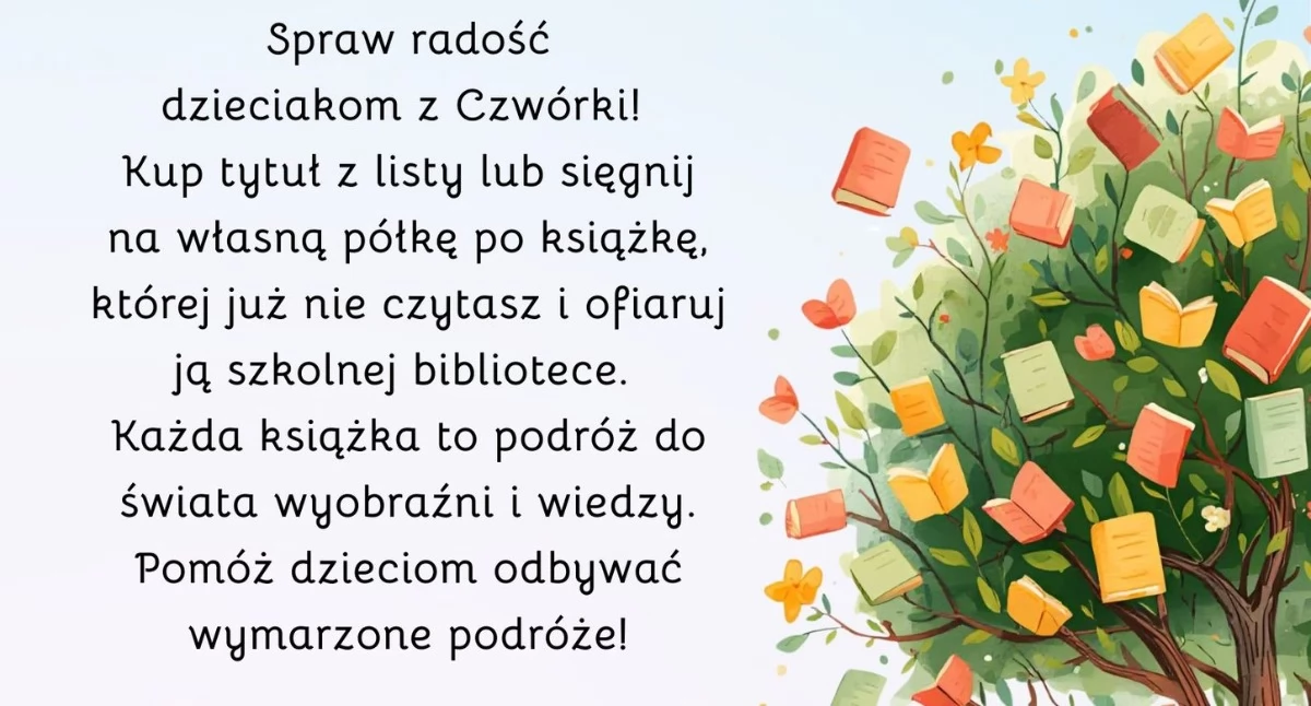 Łuków: Akcja w SP4. Podaruj książkę bibliotece szkolnej