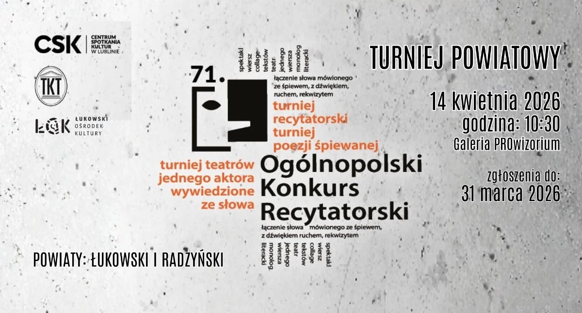Scena ŁOK czeka na talenty z Łukowa i Radzynia. Zgłoś się do 31 marca!