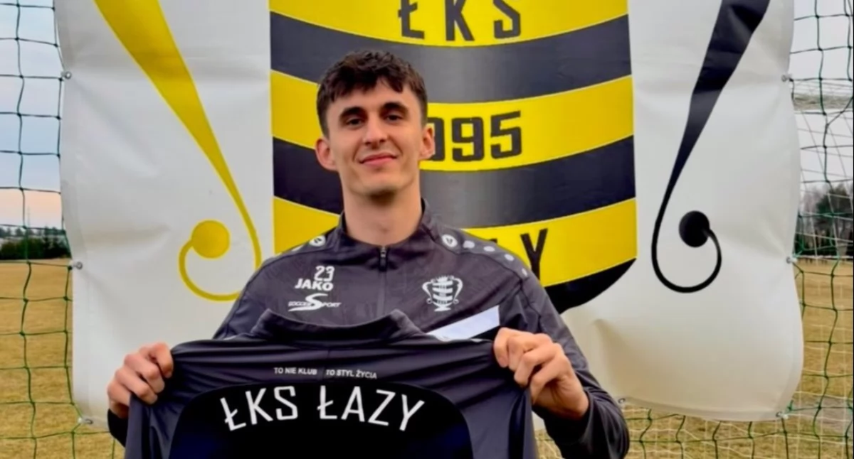Bartosz Młynarczyk wraca do ŁKS Łazy. Wychowanek wzmacnia klub