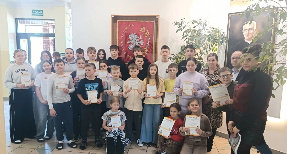 Szkoła Podstawowa w Aleksandrowie świętuje wielkie sukcesy w konkursie LEON