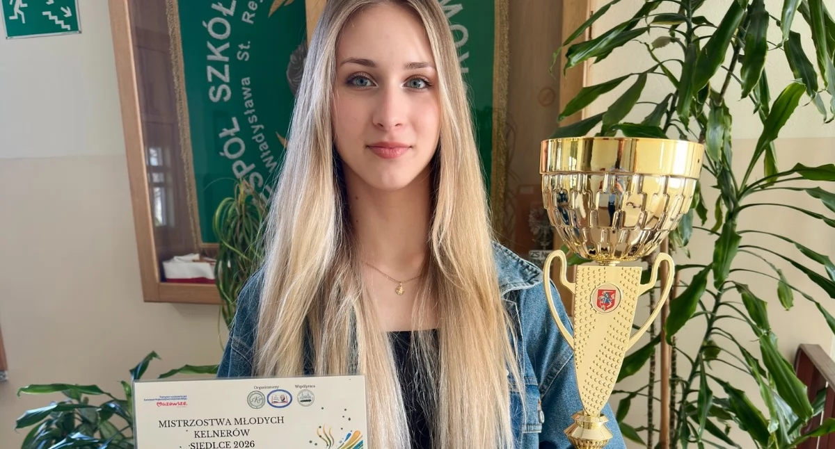 Martyna Jurkowska z łukowskiego „Rolnika” najlepszą kelnerką w Polsce!