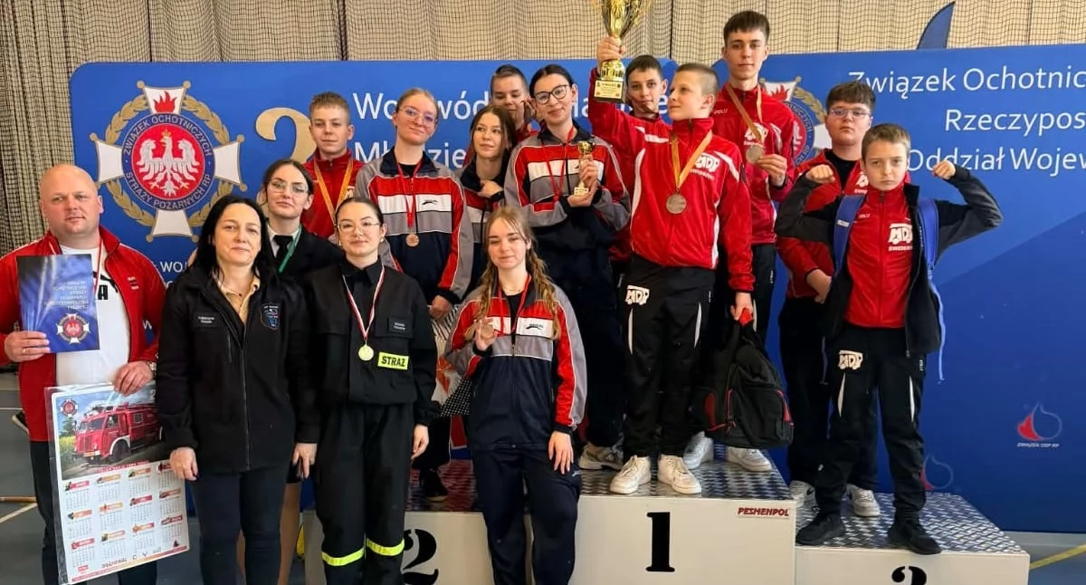 MDP Świderki na podium! Wielki sukces strażaków z powiatu łukowskiego