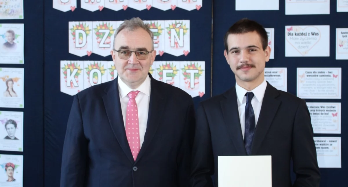 Sukces ucznia Zespołu Szkół Nr 1 w Łukowie: Jakub Pietrzak stypendystą Prezesa Rady Ministrów