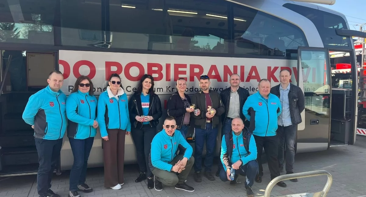 Wojcieszków jednoczy się w akcji krwiodawstwa pod Skrzetuskim