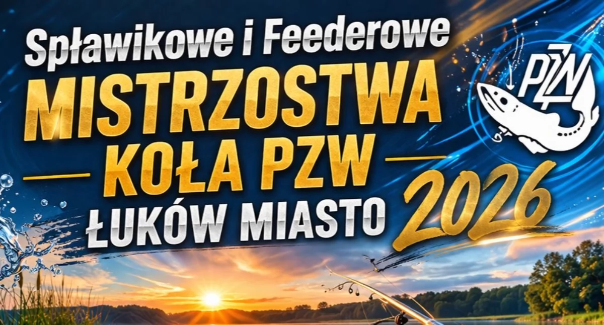 Wielkie wędkowanie na Zimnej Wodzie. Mistrzostwa Koła PZW Łuków Miasto już w kwietniu