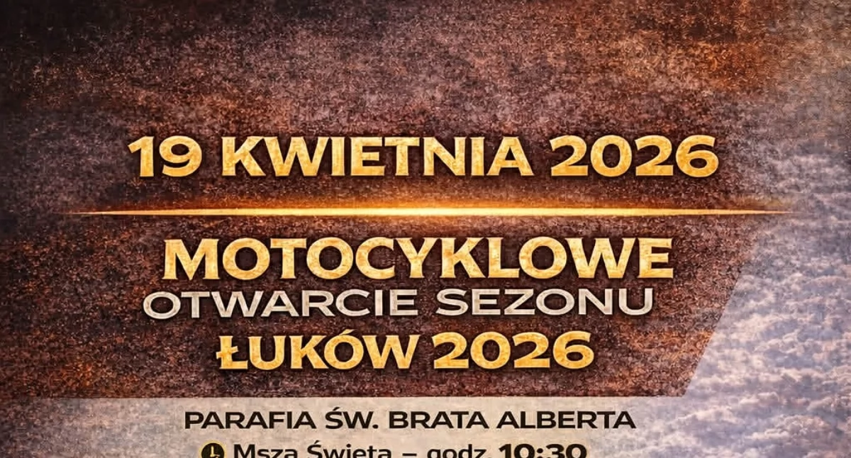 Ryk silników w Łukowie! Motocykliści otwierają sezon 2026