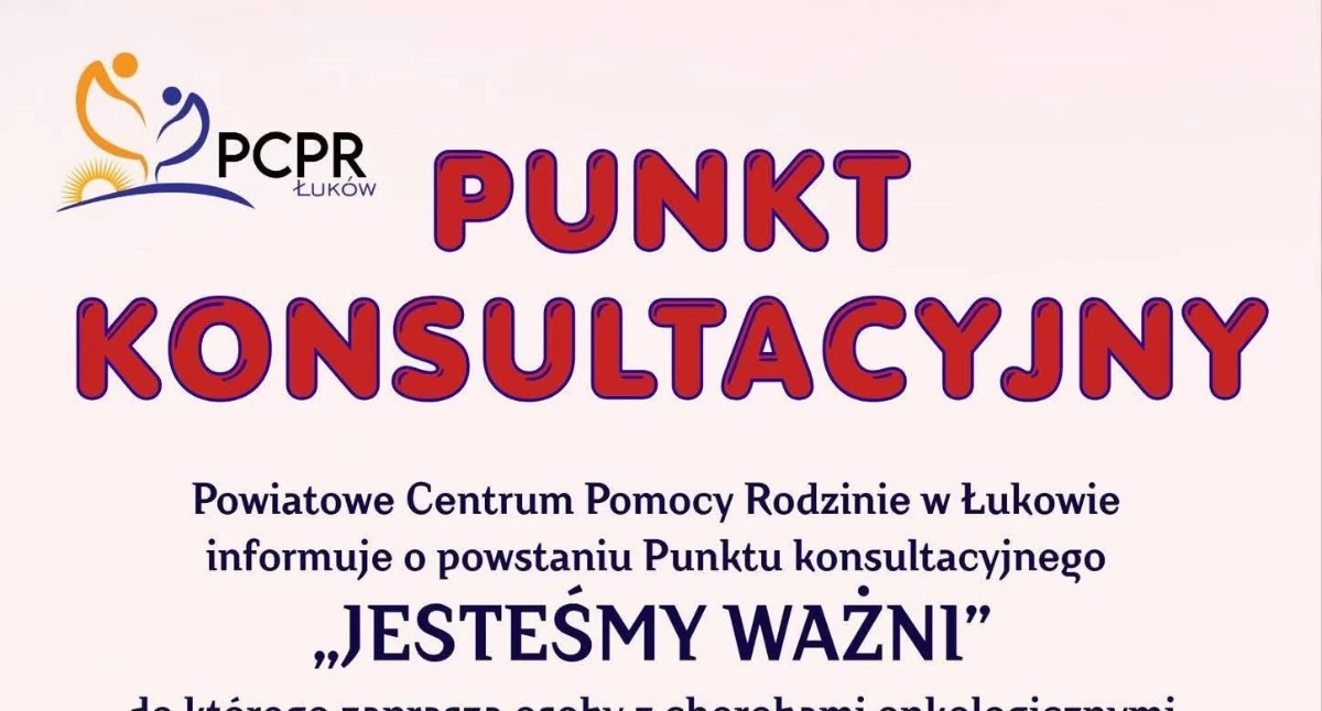 Nowy punkt wsparcia dla chorych na raka w Łukowie. Sprawdź, jak skorzystać z pomocy