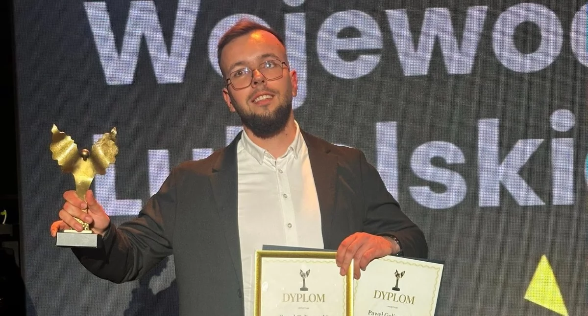 Paweł Goliszewski z prestiżowym wyróżnieniem. Wielki sukces społecznika z Grudzi