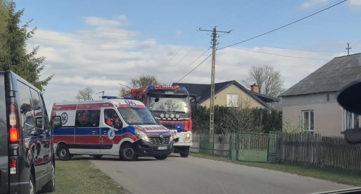 Akcja ratunkowa w Nowym Staninie: Zasłabł mężczyzna! 