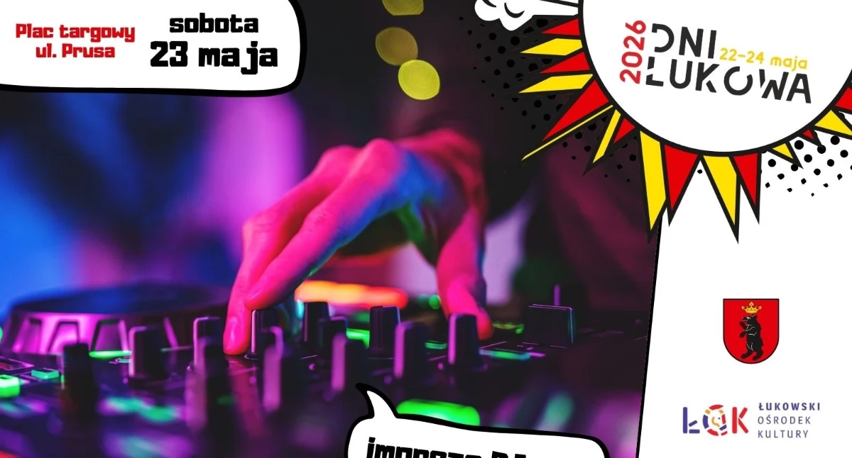 Gorąca noc klubowa na Dniach Łukowa 2026!