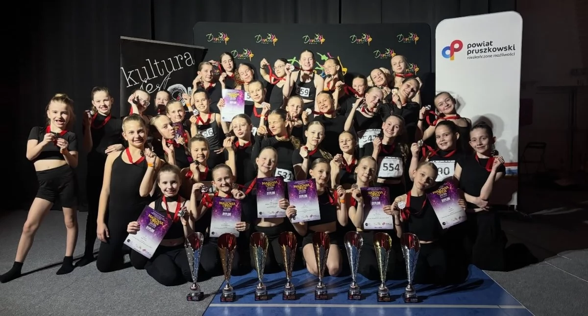 Sukces tancerek ŁOK Dance Factory na Mazovia Open 2026