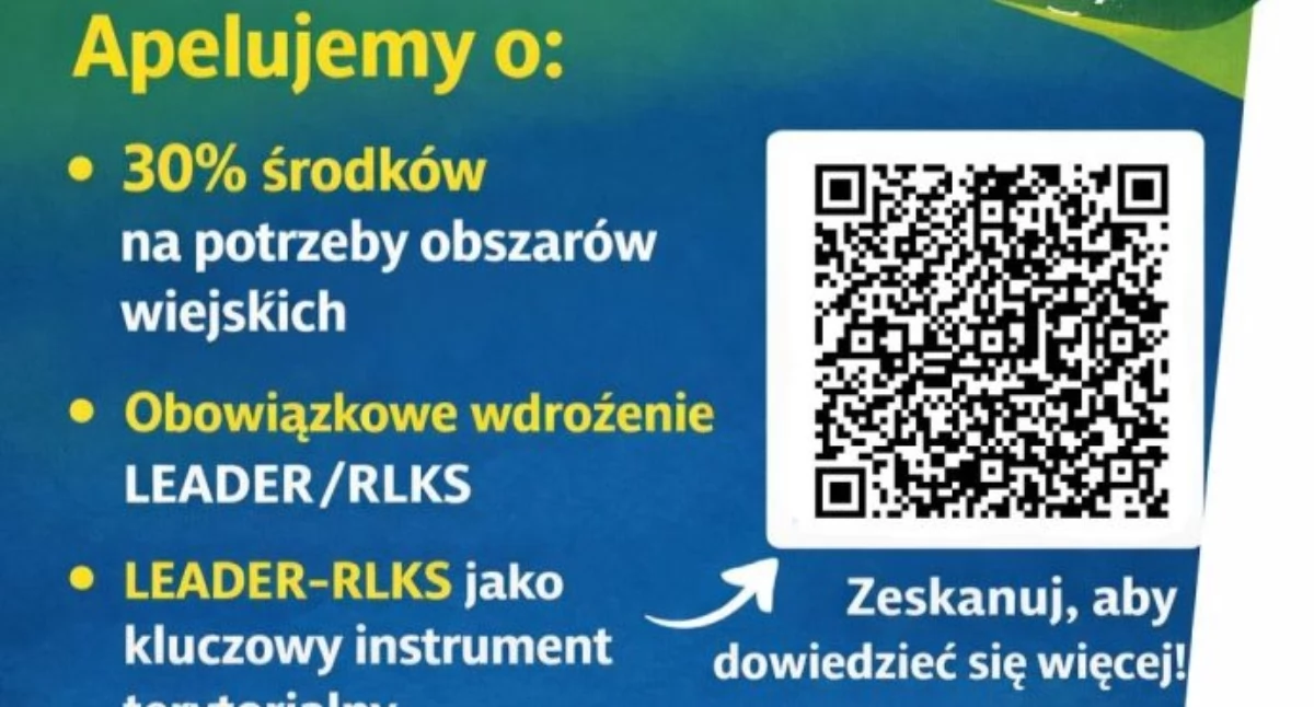 Petycja LGD Razem  o większe środki UE dla wsi w budżecie 2028-2034. PODPISZ