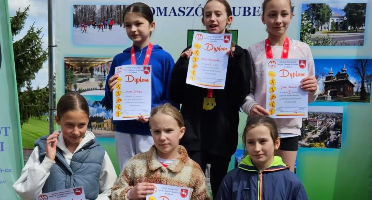 Nina Gronowska z Łukowa mistrzynią województwa w biegach przełajowych 