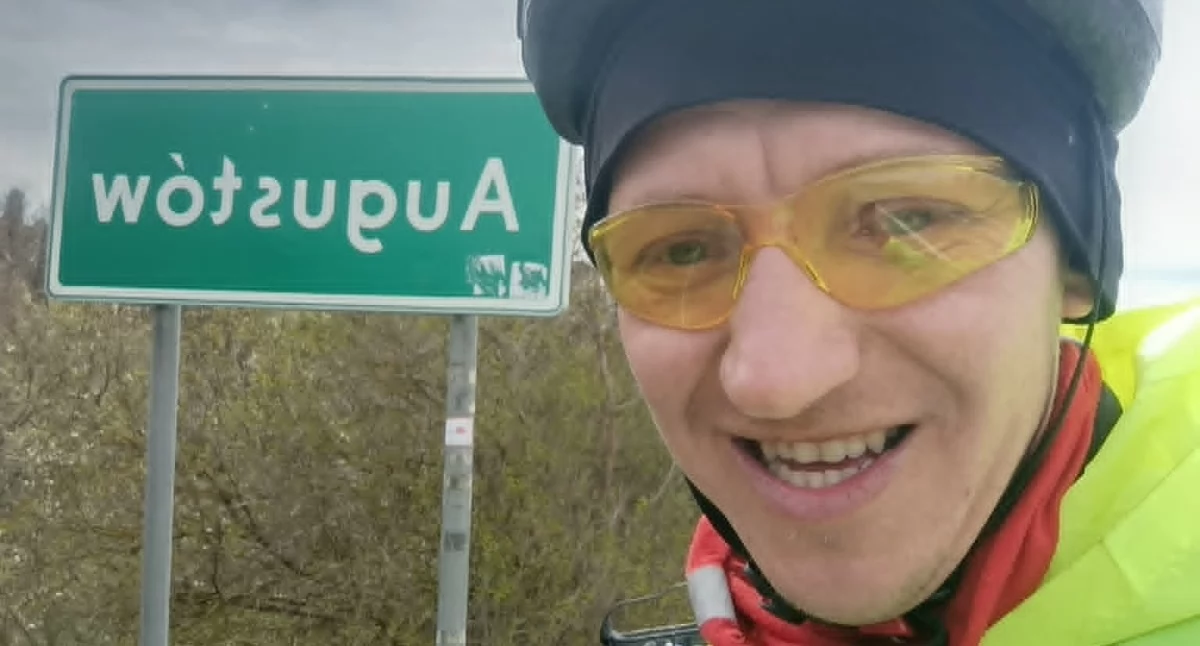 500 kilometrów przez Podlasie. Piotr Świder promuje krwiodawstwo podczas majówki