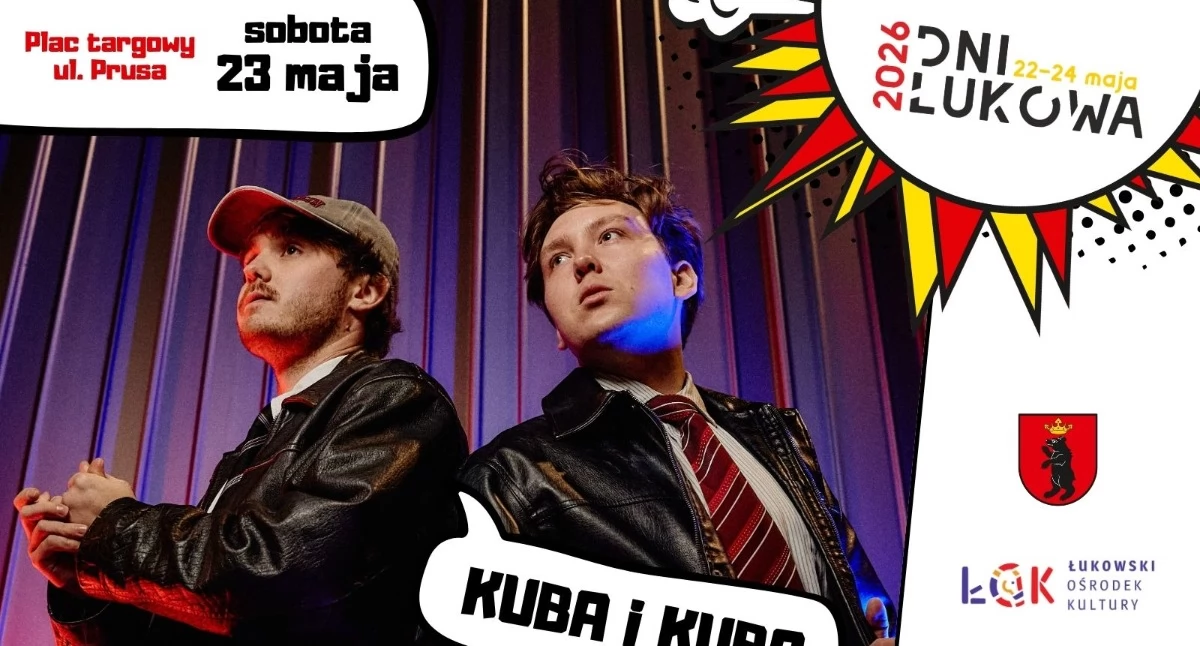 Kuba i Kuba w Łukowie. Koncert na Dniach Łukowa na Placu Targowym