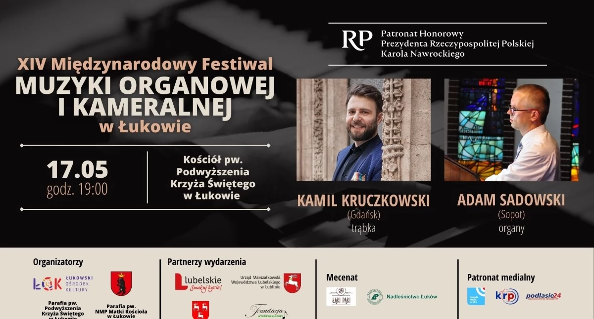 Mistrzowskie brzmienia w Łukowie: Trąbka i organy w Kościele pw. Podwyższenia Krzyża Świętego 