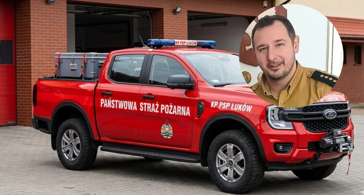 Nowy pojazd dla łukowskiej straży i wsparcie w budżecie powiatu na 2026 rok
