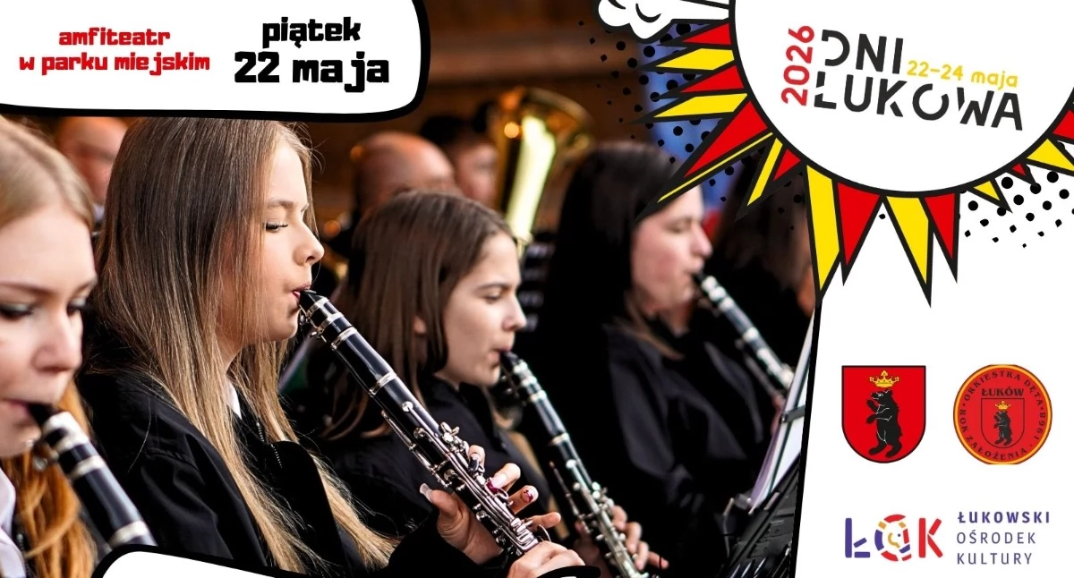 Dni Łukowa 2026: Koncert Orkiestry Dętej im. Próchniewicza w Amfiteatrze