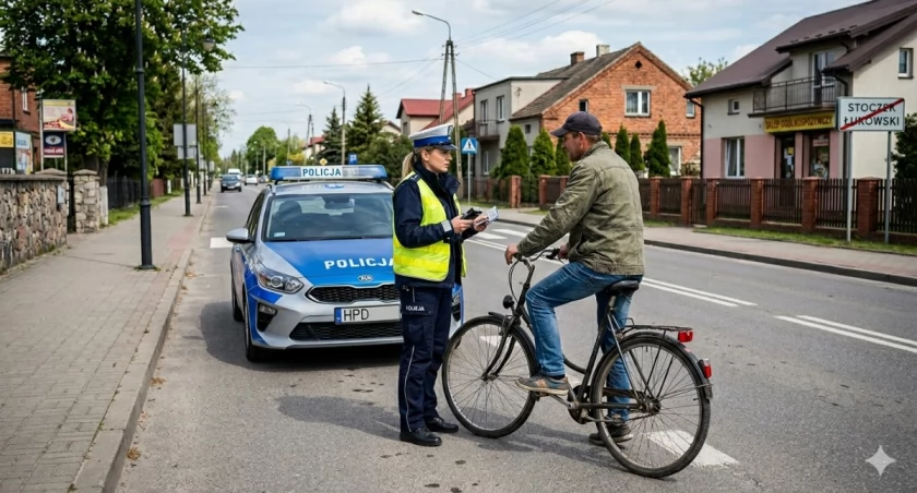 Plaga pijanych rowerzystów w gminie Stoczek. Policja sypie mandatami