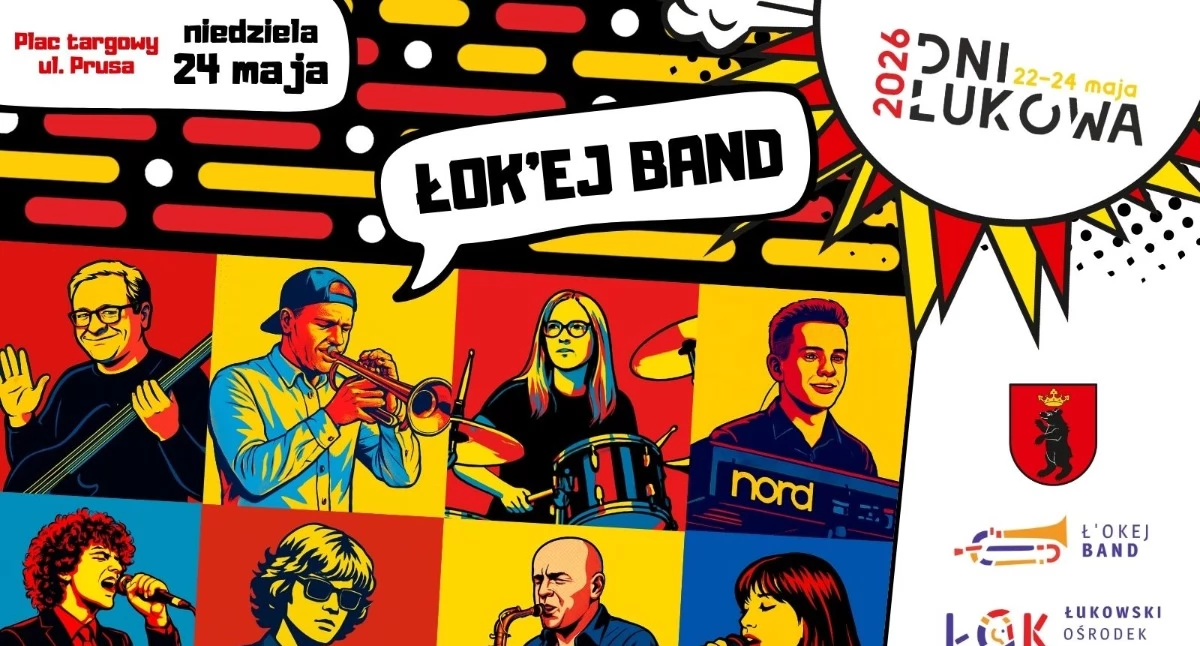 Oliwia, Mikołaj i ekipa zagrają legendarne utwory. ŁOKej Band szykuje wyjątkowe show dla Łukowian!