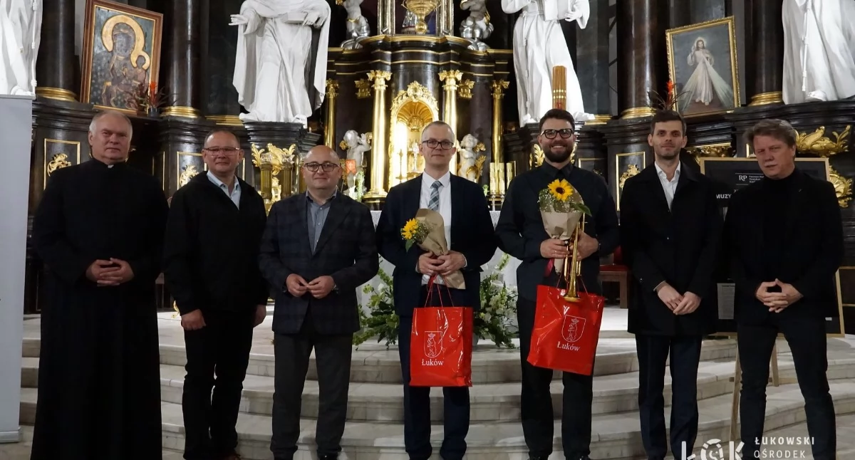 Łukowski festiwal organowo trąbkowy zachwycił publiczność w kościele Podwyższenia Krzyża