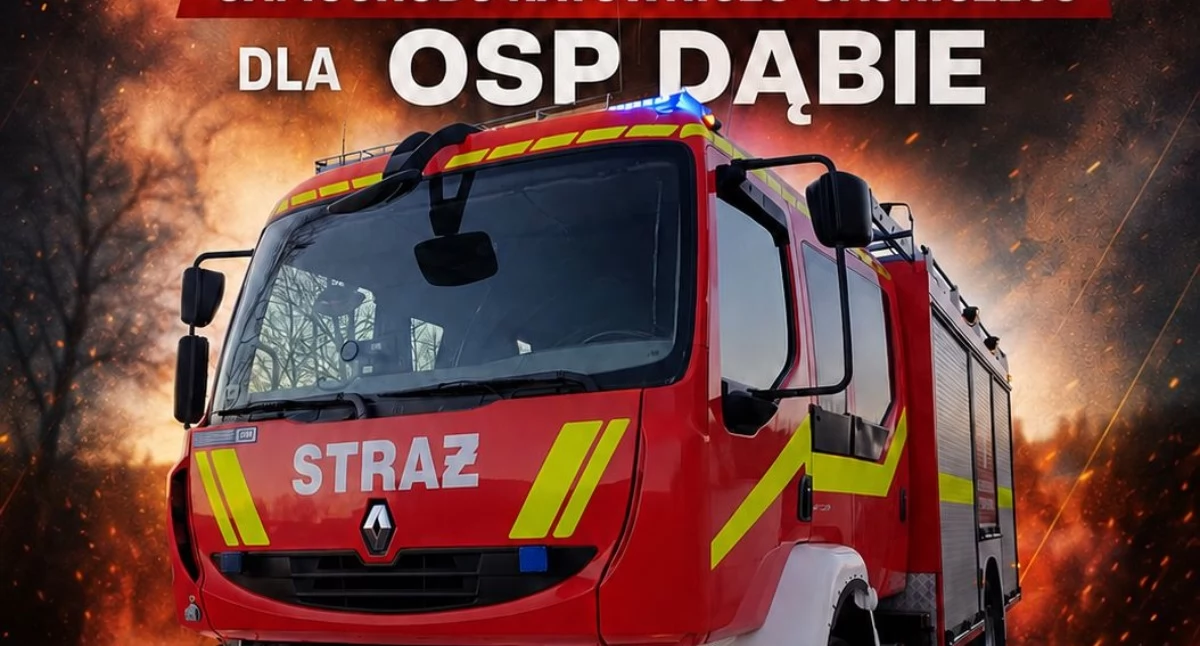Nowy wóz strażacki w OSP Dąbie! Druhowie zapraszają na powitanie